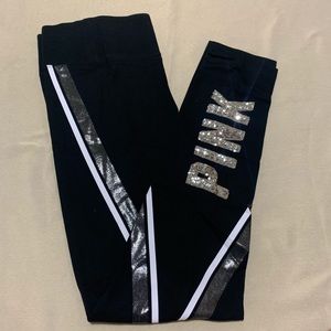 VS PINK bling leggings size L